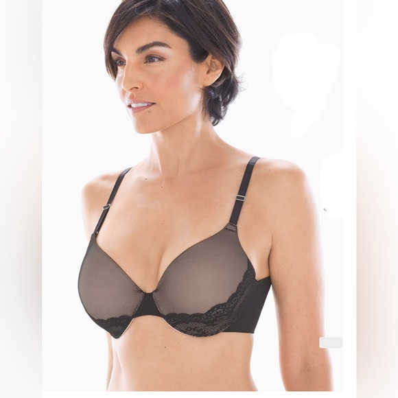 Soma Vanishing Back FC Bra w/ Mesh Lace Trim. Size 40DD - Picture 1 of 9